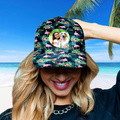 Personalized Baseball Cap with Photo and Name Hawaiian Style Gifts for Her - Flamingo - image 4