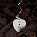 Custom Photo Necklace Engraved Heart Tag Necklace Gifts for Her - image 5