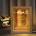 Personalized Mom You Are the Piece that Holds Us Together Acrylic Night Light for Mom - image 9