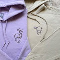 Couple outfit Embroidery Total - Valentine's Day Gift - Embroidered sweatshirt, hoodie - image 13