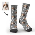Custom Printed Face Sock Novelty Dog Avatar Socks with Photo - image 10