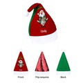 Personalized Sequins Santa Hat Custom Christmas Hats for Holidays Xmas Party Supplies - image 8