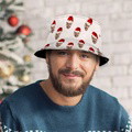 Custom Christmas Bucket Hat Personalized Face Unisex Fisherman Cap - image 10