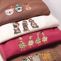 Embroidered Christmas - sweatshirt hoodie - image 1