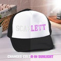 Custom Puff Print Trucker Hat Personalized Name Light-changing Foam Trucker Caps Back to School Gift - image 3