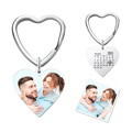 Engraved Keychain with Photo Gifts for Mom with Heart 3 Colors - image 3