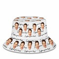Custom Face Bucket Hat Personalized Unisex Summer Sun Hat Fisherman Cap - image 1