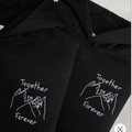 Couple outfit Embroidery Total - Valentine's Day Gift - Embroidered sweatshirt, hoodie - image 20