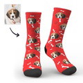Custom Printed Face Sock Novelty Dog Avatar Socks with Photo - image 9