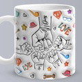 Personalized 3D Inflated Effect Kids Name Mug - Perfect Father's Day Gift - image 4