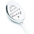 Good Morning Coffee Spoon Stainless Steel Spoon Gift for Nana Papa Mom - image 34