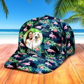 Personalized Baseball Cap with Photo and Name Hawaiian Style Gifts for Her - Flamingo - image 6