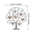 Custom Photo Family Tree With 7 Hanging Picture Frames Metal Table Top Decoration - image 7