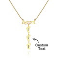 Custom Engraved Necklace Family Feet Mother's Day Gifts - image 1