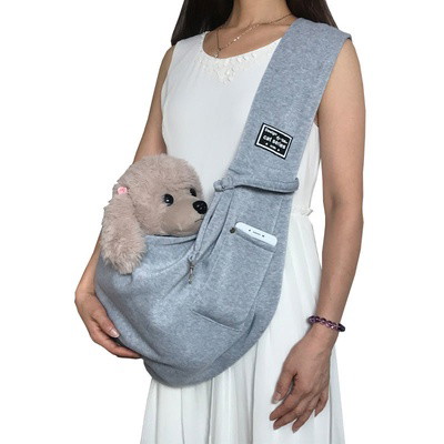 Cotton Comfortable Dog Bag Pet Out Crossbody Shoulder Bag Outdoor Travel Portable Cat Puppy Sling Bag Tote Pet Carrying Supplies