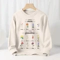 Personalized First Mom Now Grandma Sweatshirt Custom Birth Flowers Sweatshirts for Mother's Day Gift - image 7