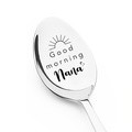 Good Morning Coffee Spoon Stainless Steel Spoon Gift for Nana Papa Mom - image 42