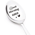 Good Morning Coffee Spoon Stainless Steel Spoon Gift for Nana Papa Mom - image 11