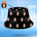 Dropshipping Custom Face Bucket Hats Unisex Beach Sun Cap - image 5