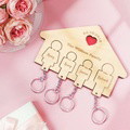 Custom Name Keychain Holder Personalized Keychain Home Decorative Gift for Family - image 1