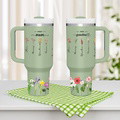 Personalized First Mom Now Grandma 40oz Tumbler with Straw Birthday Gift for Grandma - image 6