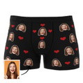 Custom Heart Face Boxer Briefs Men's Underwear with Package - image 5