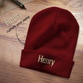 Custom Embroidered Beanie Personalized Winter Hat - 8 Colors - image 2