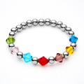 Personalized Birthstones Bracelet 1-12 Family Birthstones Elastic Beaded Bracelet Gift for Woman - image 7