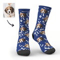 Custom Printed Face Sock Novelty Dog Avatar Socks with Photo - image 5