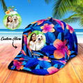 Personalized Photo and Name Hawaiian Style Baseball Cap Gifts for Women Men Unisex - image 10