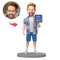 Father's Day Gift Custom Bobblehead - You Are My Hero - image 1