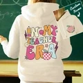 Personalized In My Teacher Era Hooded Sweatshirt Teacher Custom Name Hooded Sweatshirt Back to School Gifts - image 9