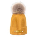 Personalized Leather Patch Beanie Custom Name Newborn Kids Winter Hat - image 2
