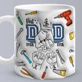 Personalized Names 3D Inflated Effect Printed Mug - Custom Father's Day Gift - image 2