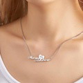 Custom Engraved Heart Photo Necklace Double Plated Name Necklace for Women - image 7