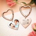 Engraved Keychain with Photo Gifts for Mom with Heart 3 Colors - image 9