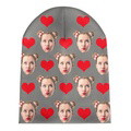 Custom Face Beanie Hat Warm Soft Knit Hat Winter Cap Gifts for Lovers - image 21