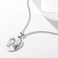 Women's Heart Photo Engraved Tag Necklace with Engraving Stainless Steel - image 5