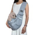 Cotton Comfortable Dog Bag Pet Out Crossbody Shoulder Bag Outdoor Travel Portable Cat Puppy Sling Bag Tote Pet Carrying Supplies - image 1