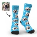 Customized Dog Socks -- Put Your Cute Dog on Custom Socks, Dog Lovers, Dog GIft, Cute Dog Personalized, Dog Gift Socks, Fathers Day Gift - image 4