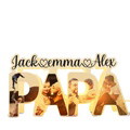 Custom Papa Photo Name Light Personalized Acrylic Family Name Lamp Desk Decoration Gift for Father - image 6