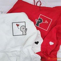 Couple outfit Embroidery Total - Valentine's Day Gift - Embroidered sweatshirt, hoodie - image 2