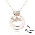 Custom Engraved Necklace Simple Circularity Family Gifts - image 20