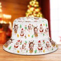 Custom Face Unisex Bucket Hat Summer Cap for Christmas Party - image 1