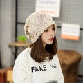 Lace three flower capped cap Sweet temperament cap embossed dome hat - image 6