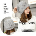 Lace three flower capped cap Sweet temperament cap embossed dome hat - image 9