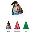 Personalized Sequins Santa Hat Custom Photo Christmas Hats for Holiday Party Supplies - image 8