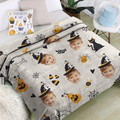Halloween Gifts Cusom Face Blanket Personalized Photo Blanket Halloween Decorative Blanket - image 2