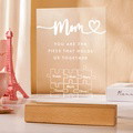 Personalized Mom You Are the Piece that Holds Us Together Acrylic Night Light for Mom - image 16
