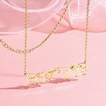 Personalized American Sign Language Necklace Gift for Hearing Impairment ASL Interpreter Teacher - image 7